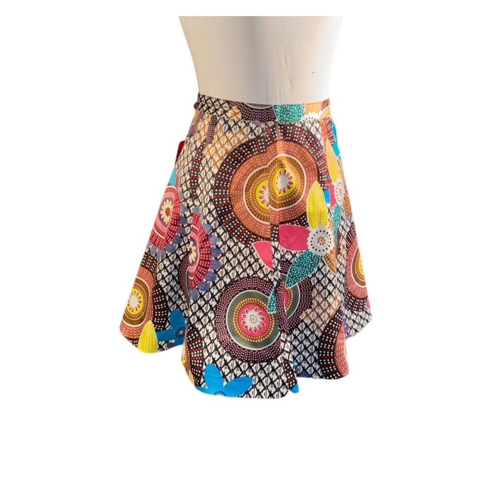 JNTWorld Sundance Retro Floral Design Skirt Women Size Large - Picture 2 of 9